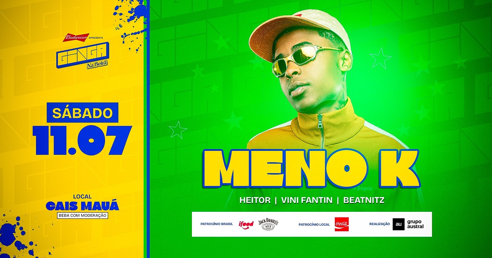 11.07 | Ginga na Beira|| Meno K || Sábado