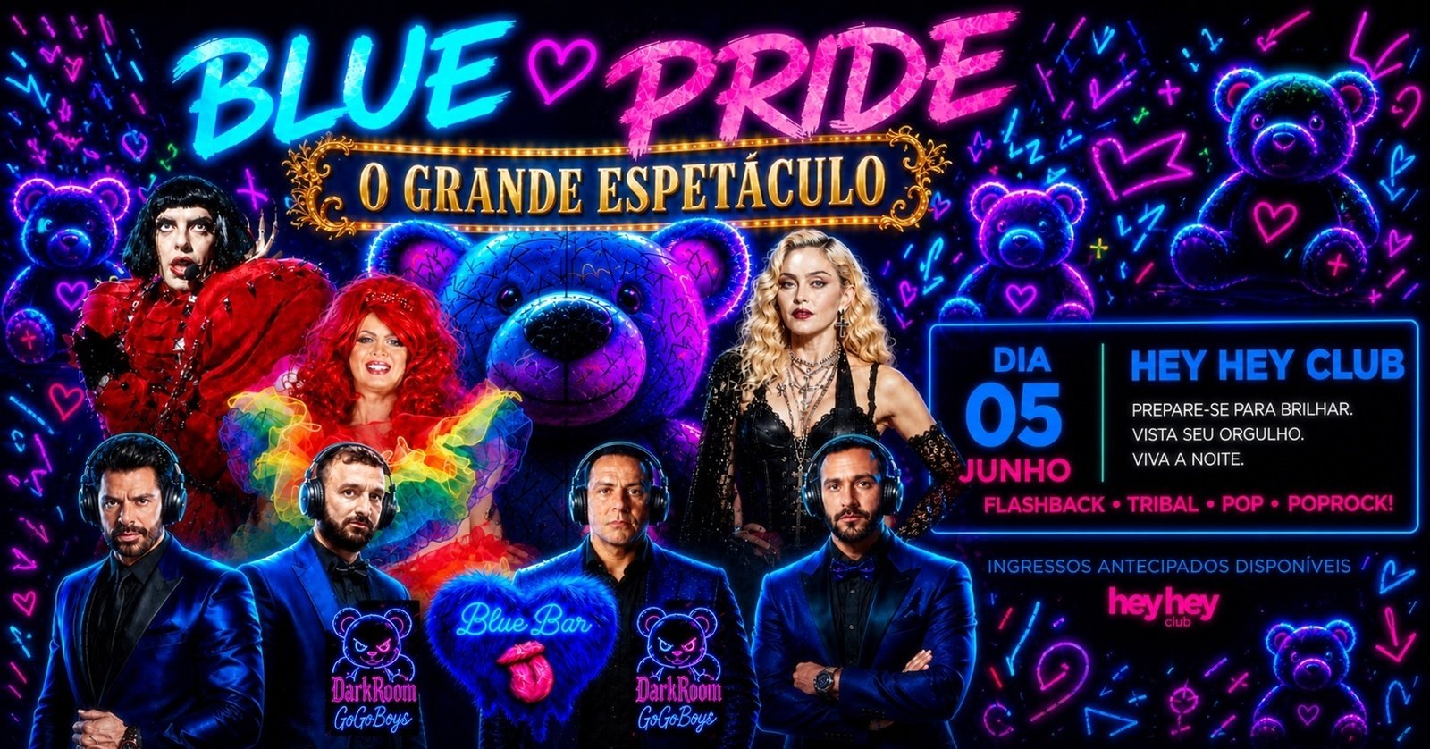 Blue Pride | o Grande Espetáculo