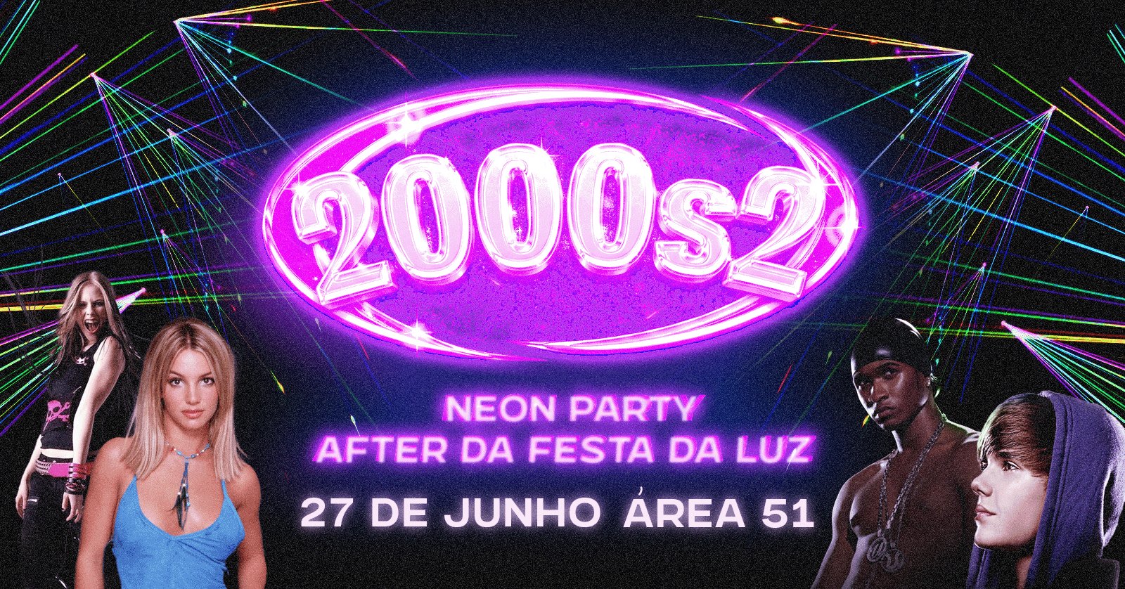2000s2 | Festa Anos 2000 | Neon Party After da Festa da Luz