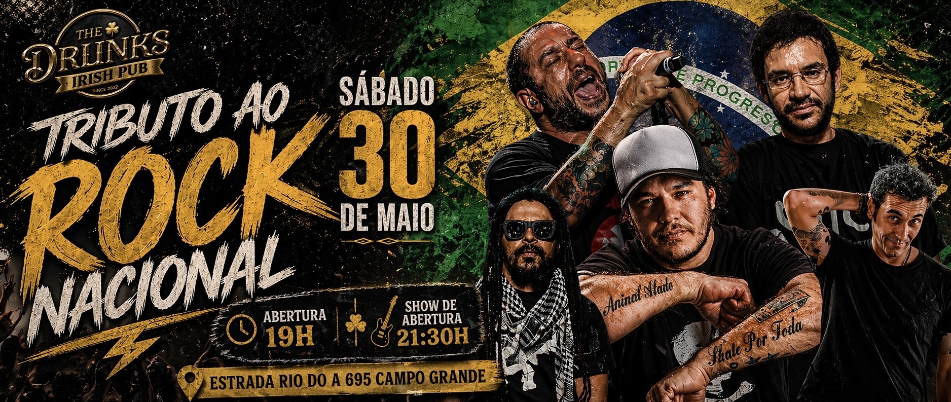 Tributo Ao Rock Nacional Banda Baixo Grau