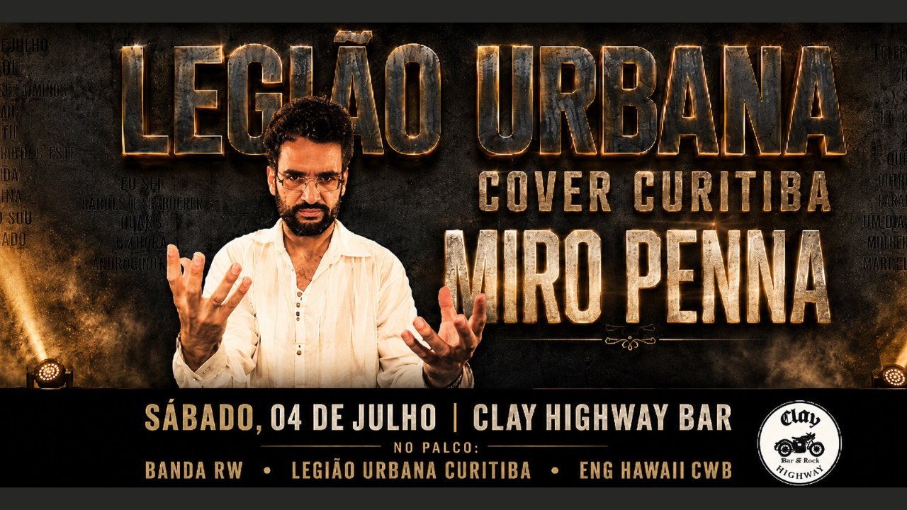 Banda Legião Urbana Cwb o Melhor Cover do Brasil