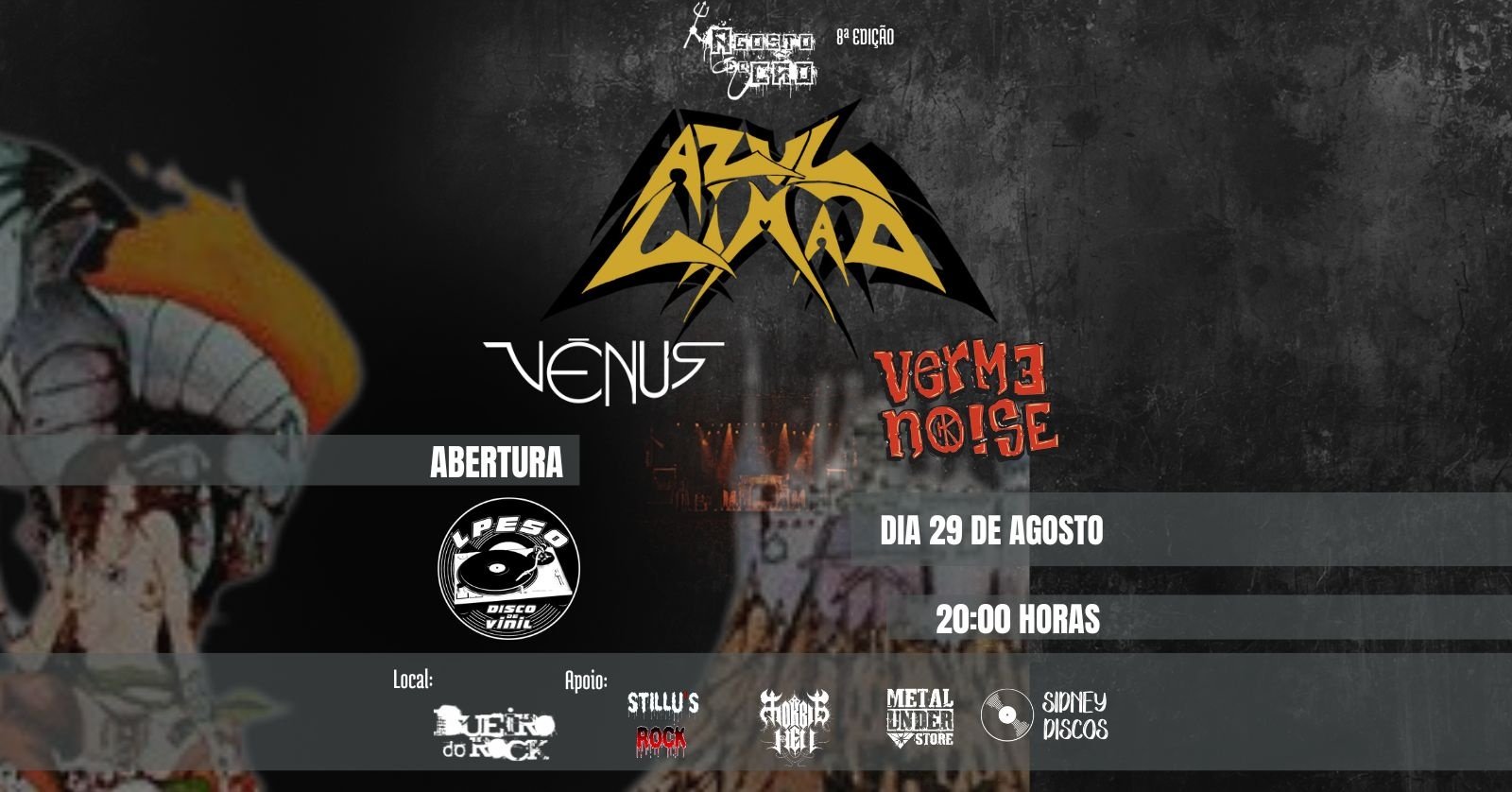 Agosto do Cão 8ª edição Azul limão