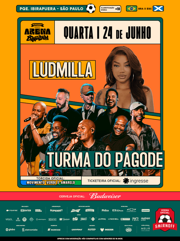 Arena Brasileira 24 de junho - Ludmilla e Turma do Pagode