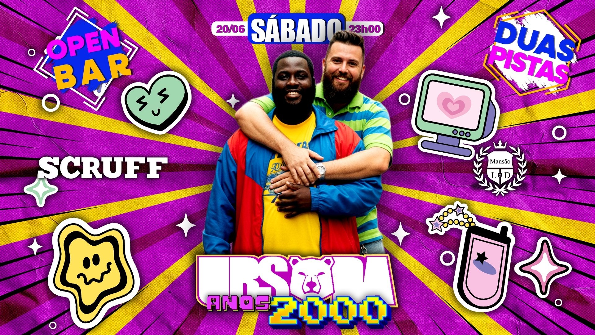 Ursada Anos 2000 (20/06) Mega Open Bar (lapa)
