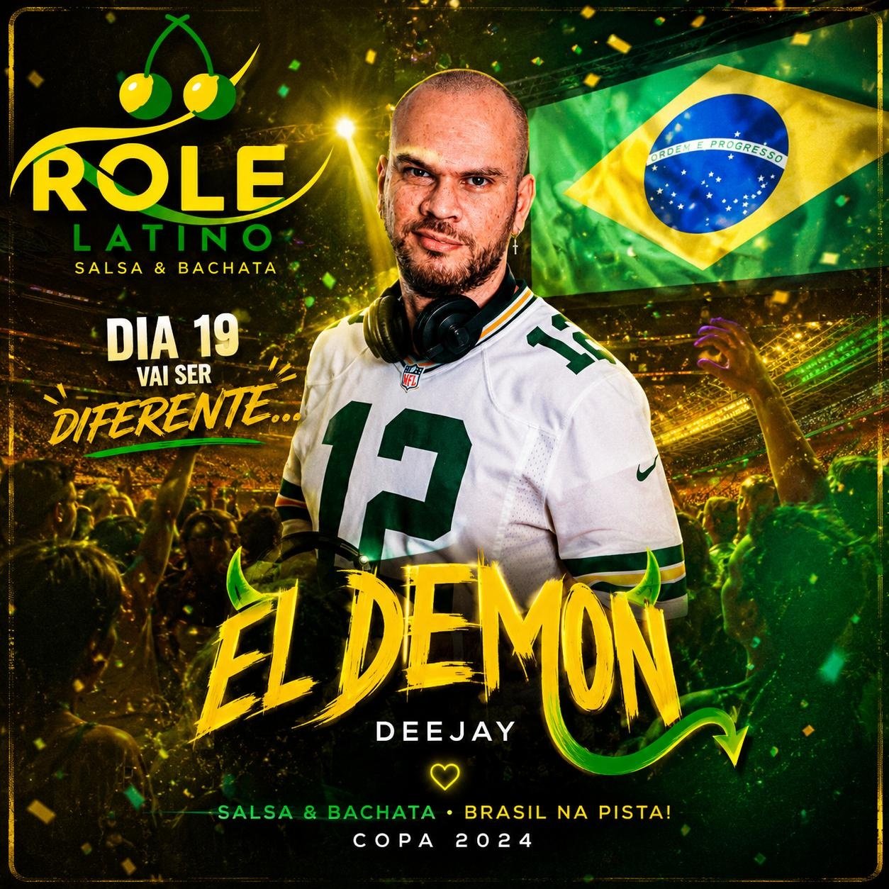 Rolê Latino Edição de Junho Jogo da Copa