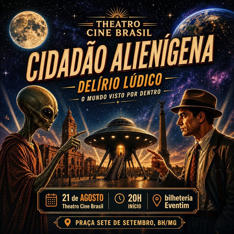 Cidadão Alienígena "delírio Lúdico o Mundo Visto por Dentro"