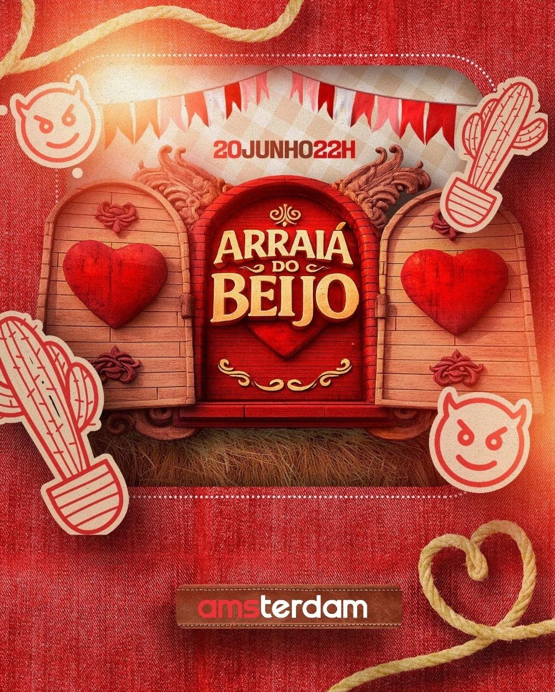 Arraiá do Beijo, na Amsterdam