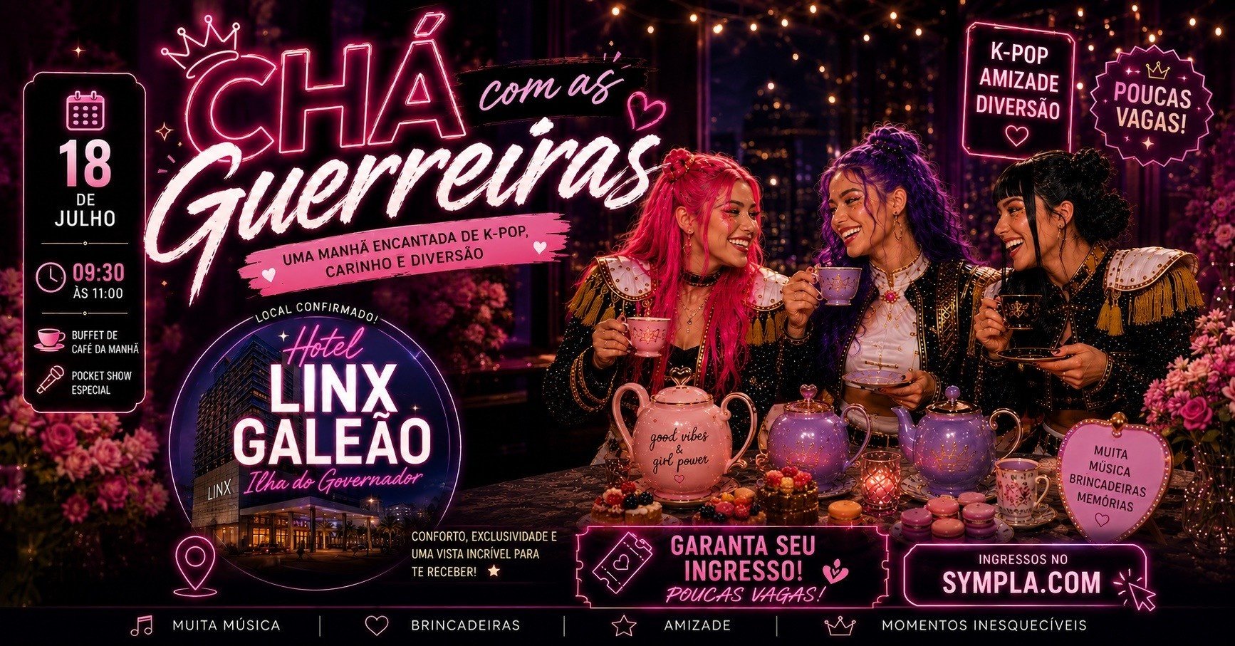Chá com as Guerreiras