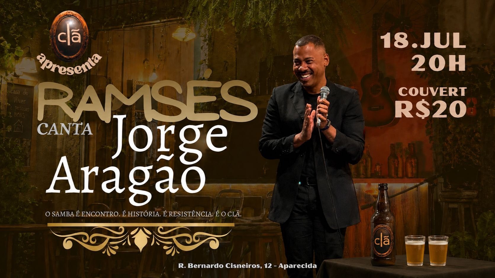 Ramsés Canta Jorge Aragão Uma Noite de Samba no Clã
