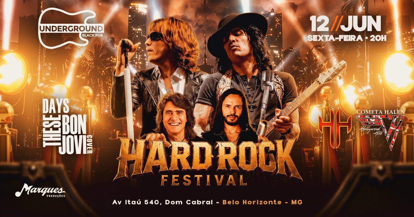 12/06 Hard Rock Festival com These Days, Hh e Cometa Halen