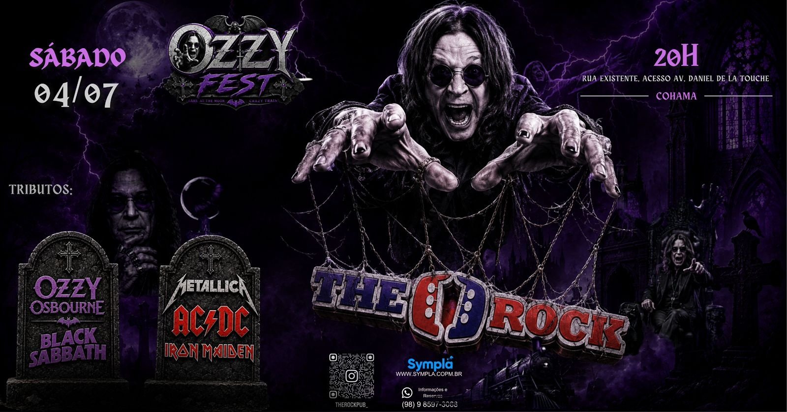 Ozzy Fest. Iron Maiden, Ac Dc, Metallica, Black Sabbath e Ozzy