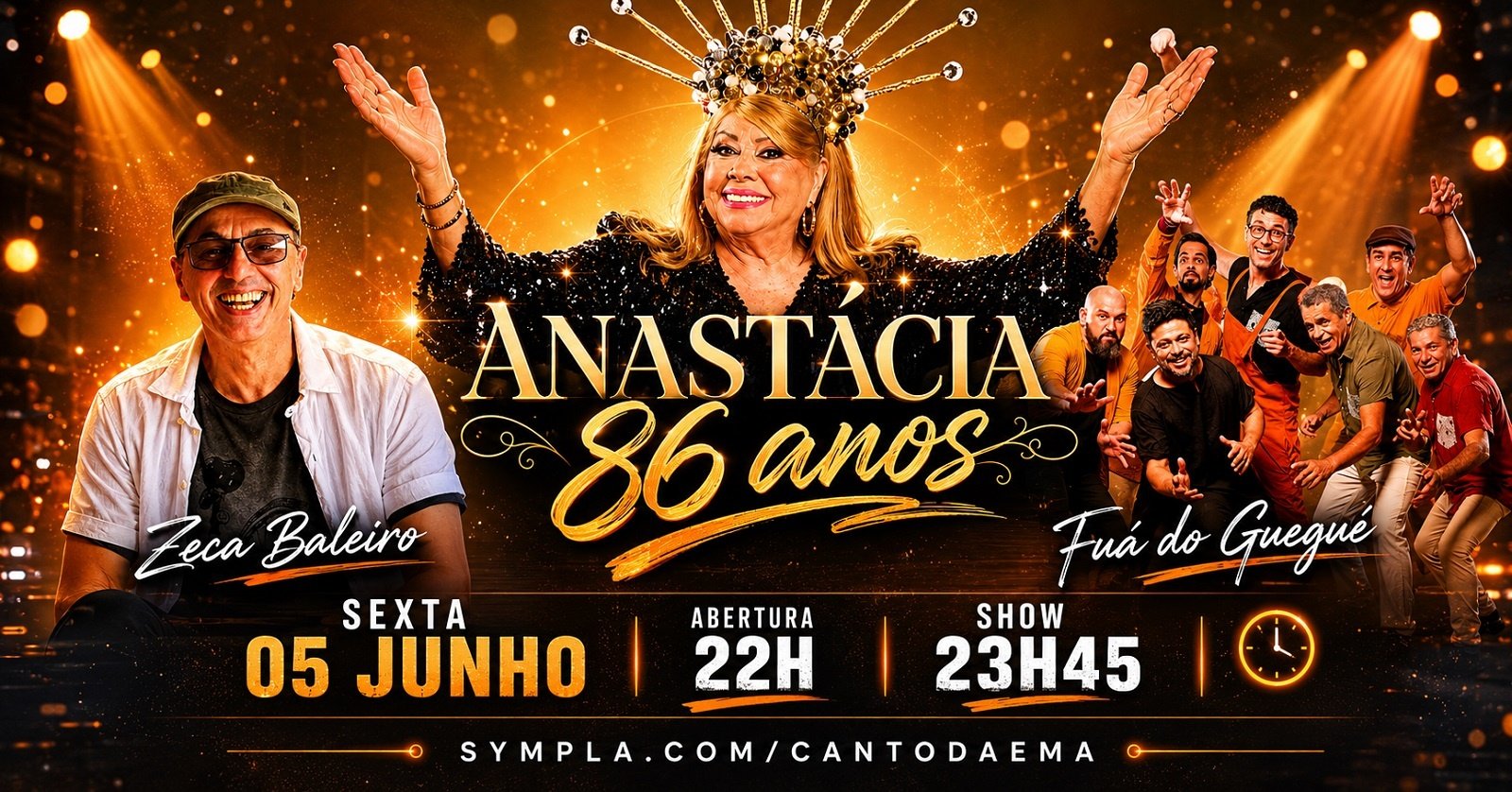 Anastácia 86 Anos no Canto da Ema