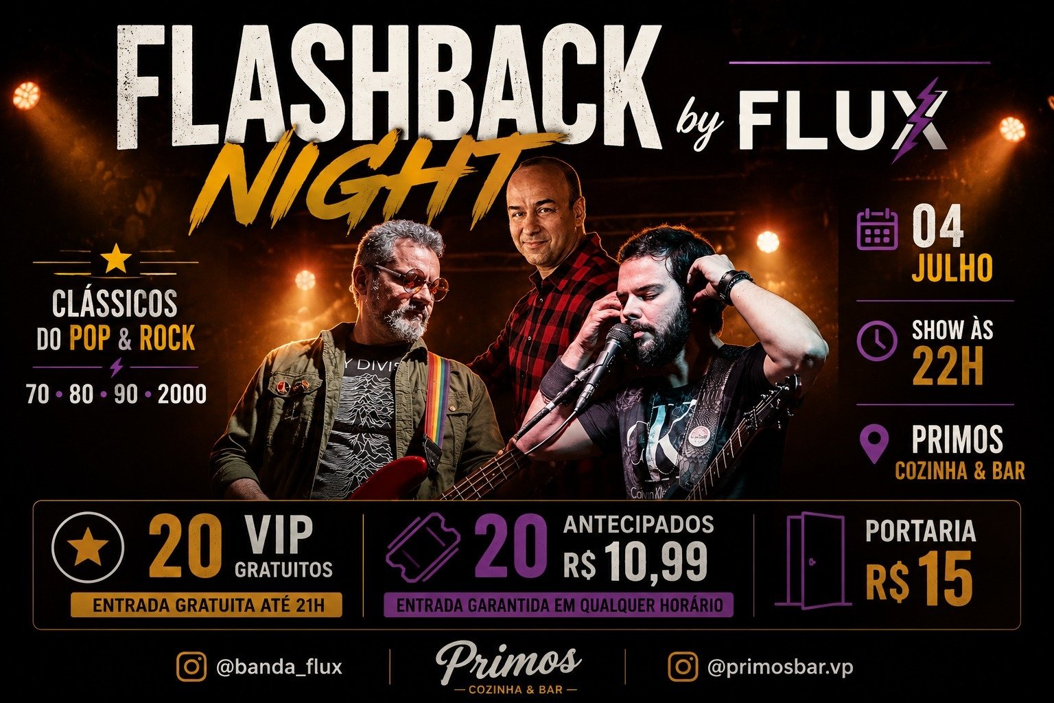 1º Flashback Night Flux