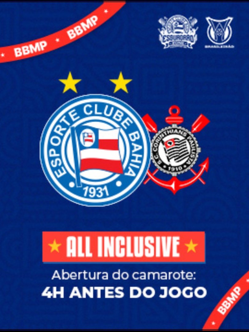 Camarote EsquadrãoZone Bahia x Corinthians