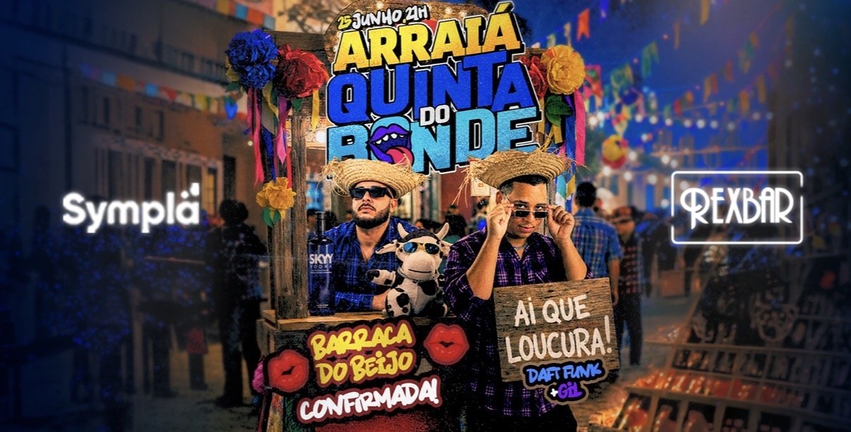 Quinta do bonde Arraiá