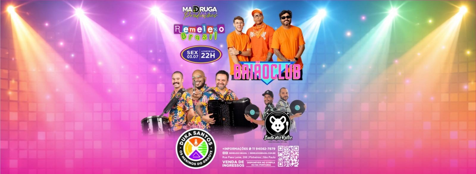 Baiaoclub Duka Santos e os Meninos do Groove Baile dos Ratos