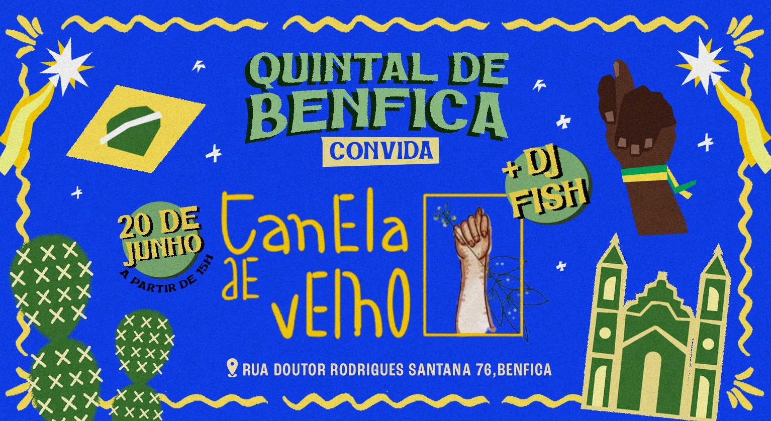 Canela de Velho & Dj Fish no Quintal de Benfica