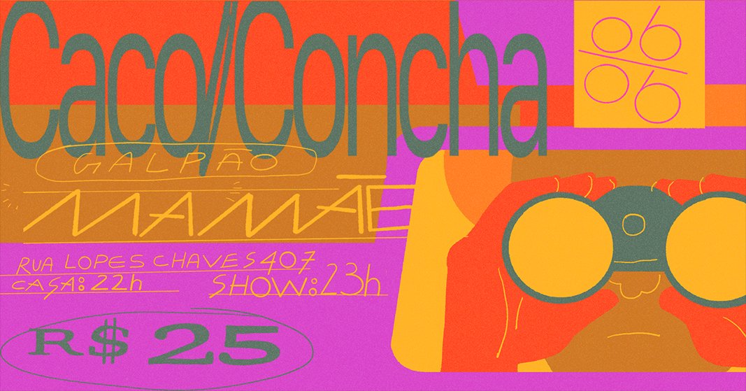 Caco/concha Mamãe Bar