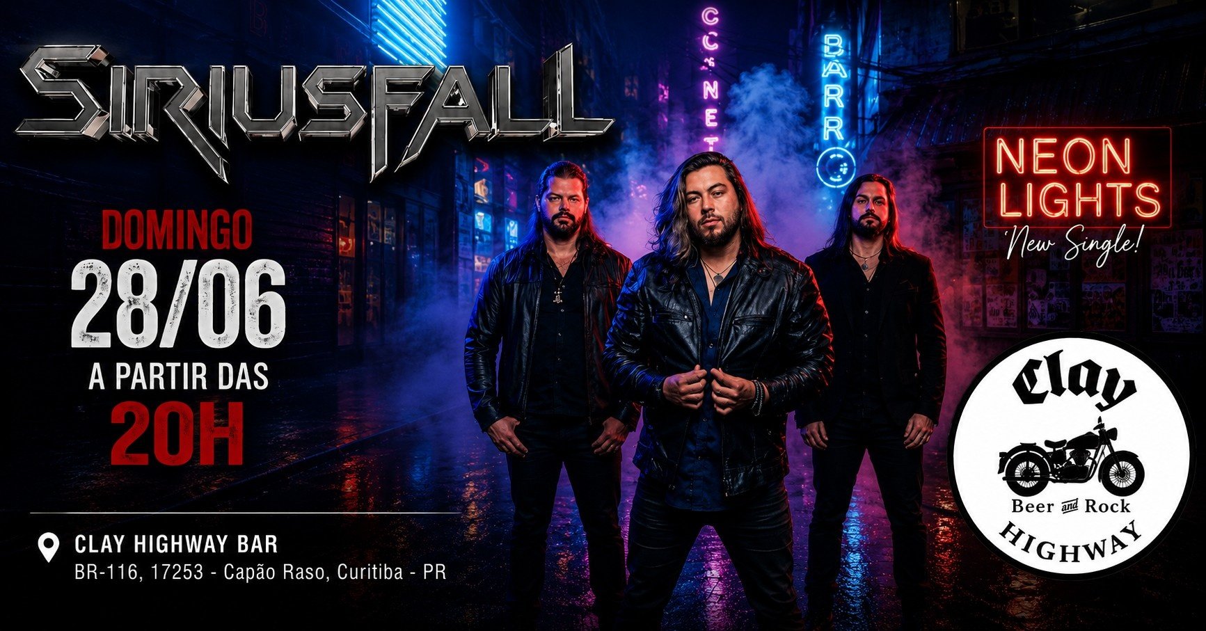 Siriusfall no Clay Highway Curitiba Autoral LAB