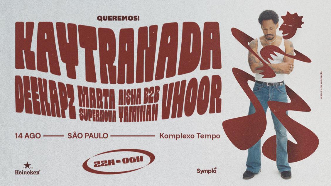 Queremos! Kaytranada, São Paulo