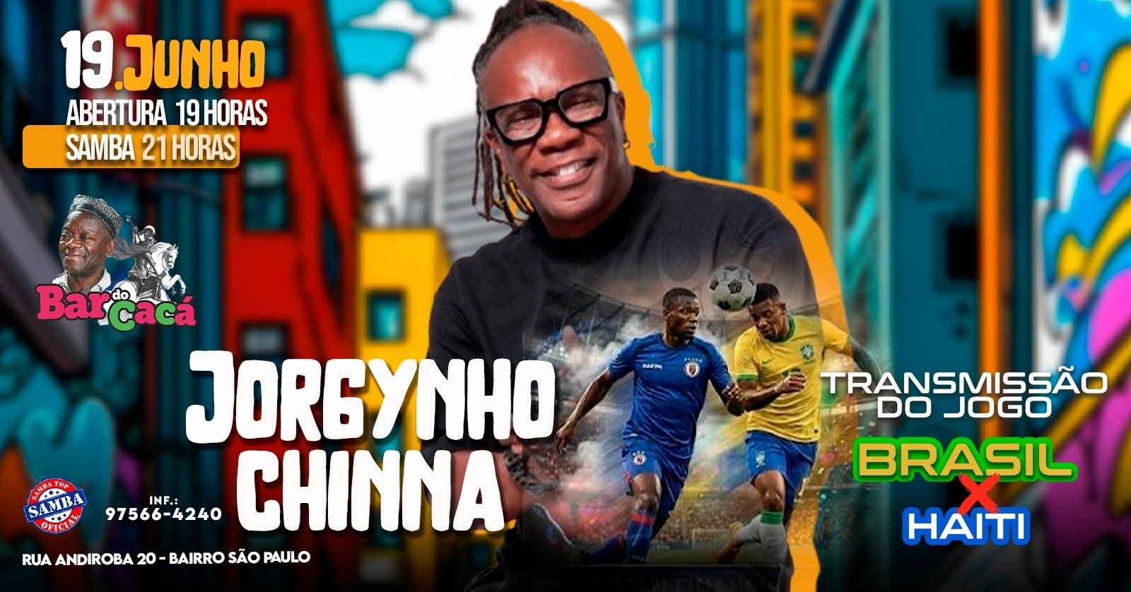 Sexta com Jorgynho Chinna