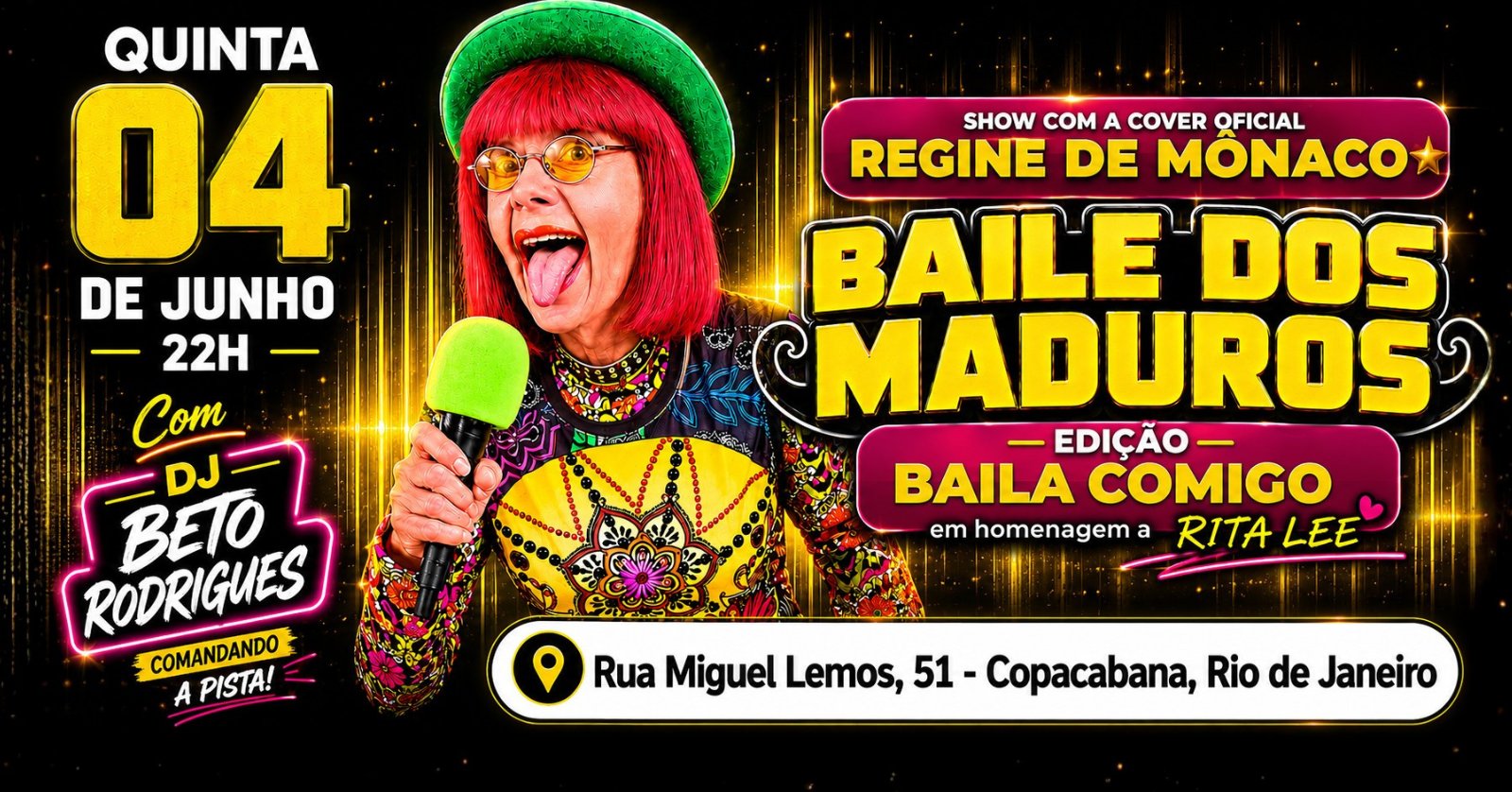 Quinta | 04/06 | Baile dos Maduros Edição Baila Comigo