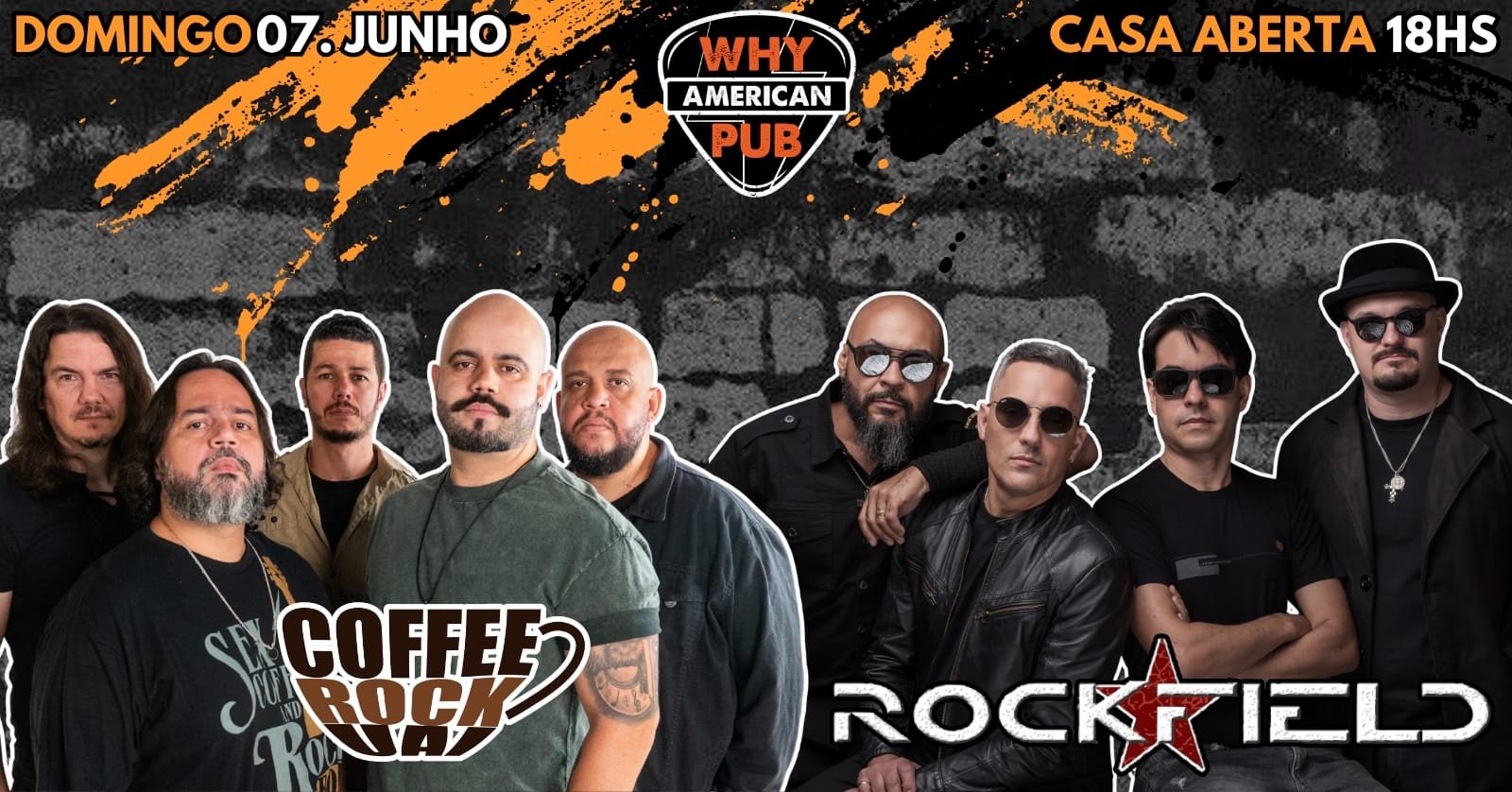 Domingo Why 07/06 Coffe Rock Uai + Rockfield