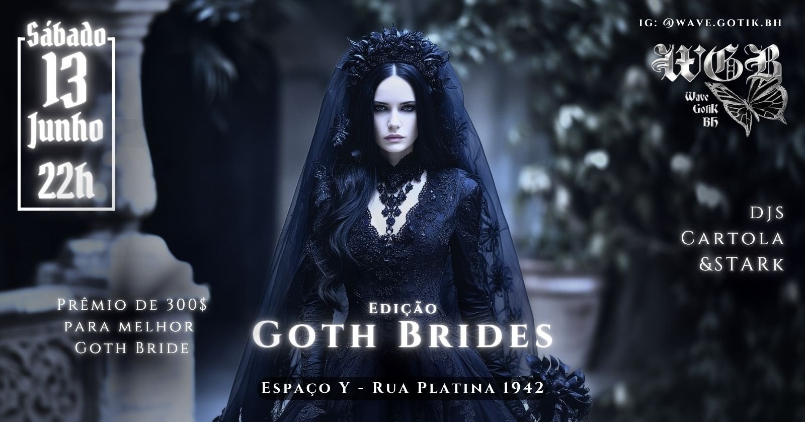 Wave Gotik BH Goth Brides