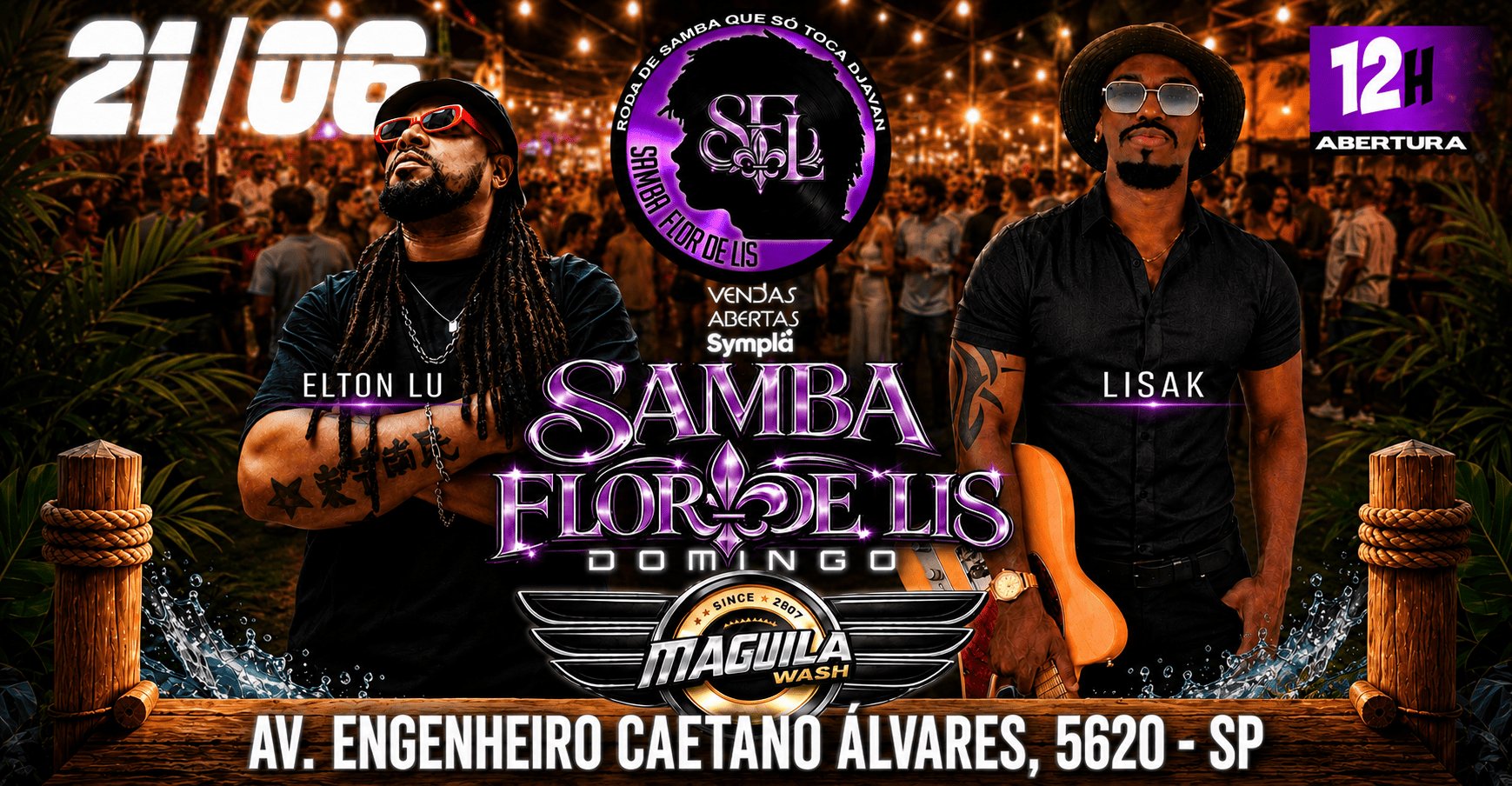 Samba Flor de Lis| 2ª Edição Roda de Samba que só toca Djavan