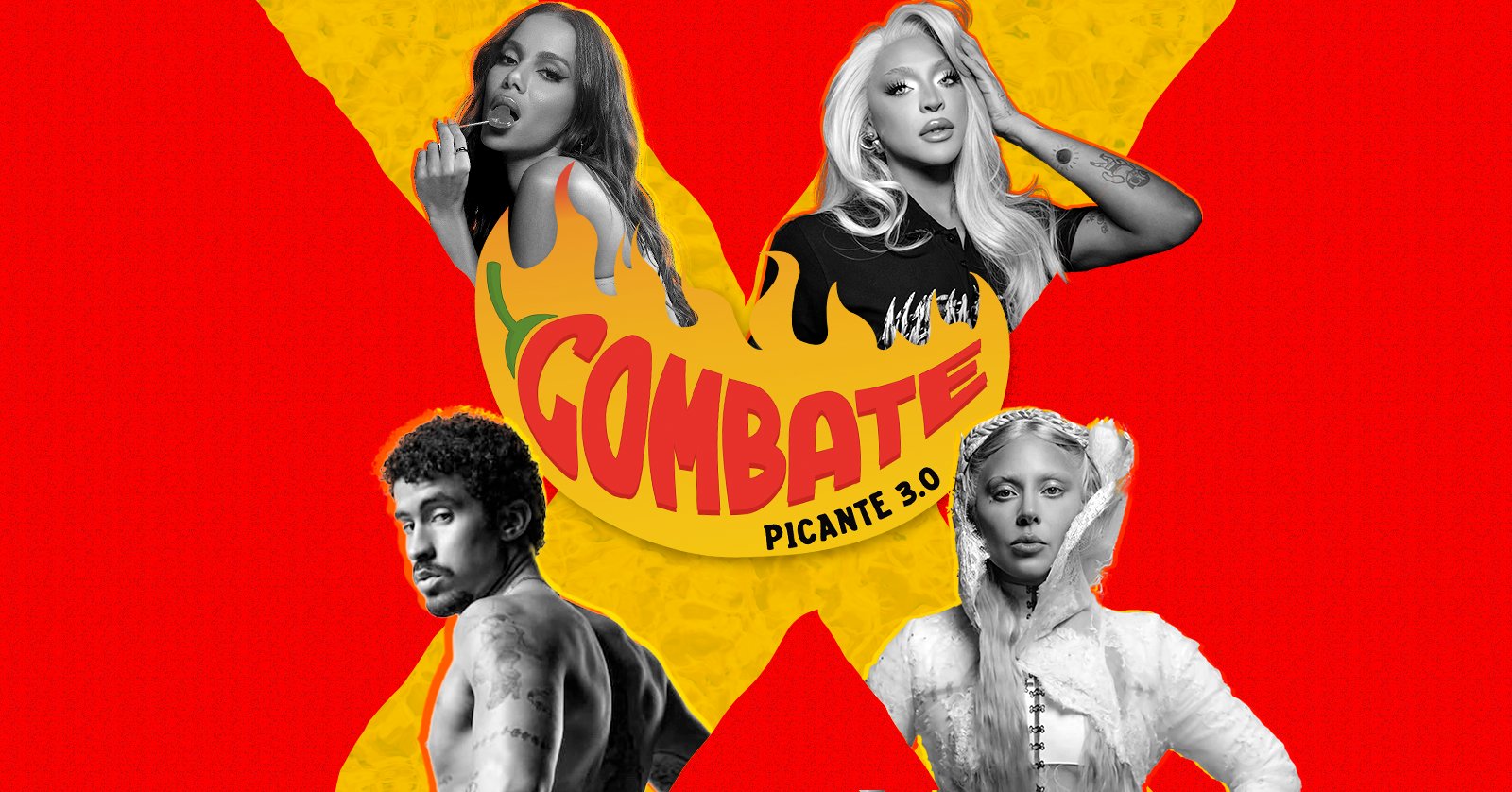 COMBATE PICANTE | 9 DJS & 2 PISTAS SIMULTÂNEAS | tribal, pop, reggaeton, funk, pagodão & bagaceira