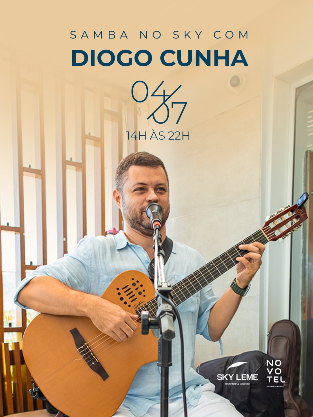 Samba no Sky com Diogo Cunha