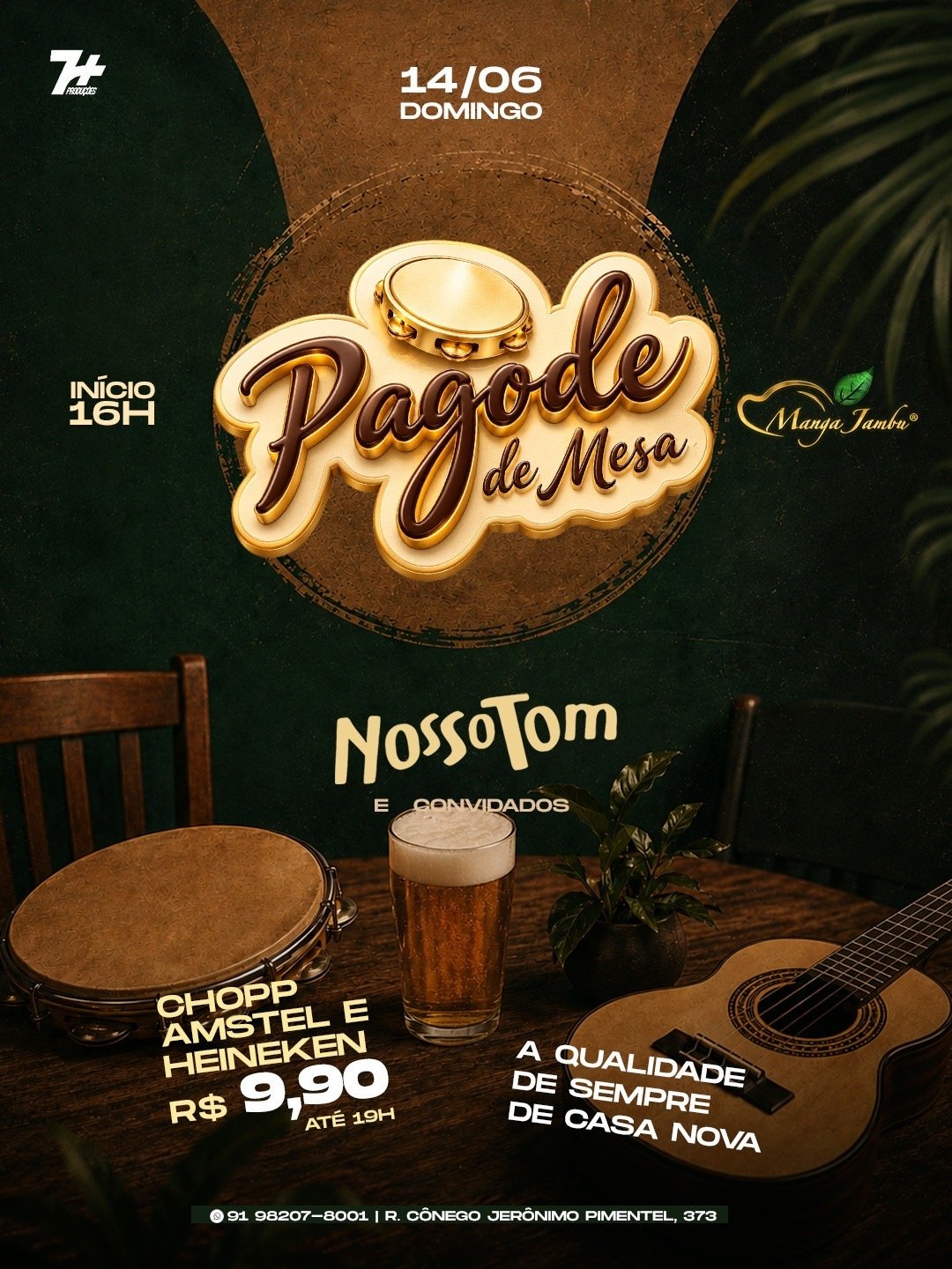 Pagode de Mesa Edição Junho