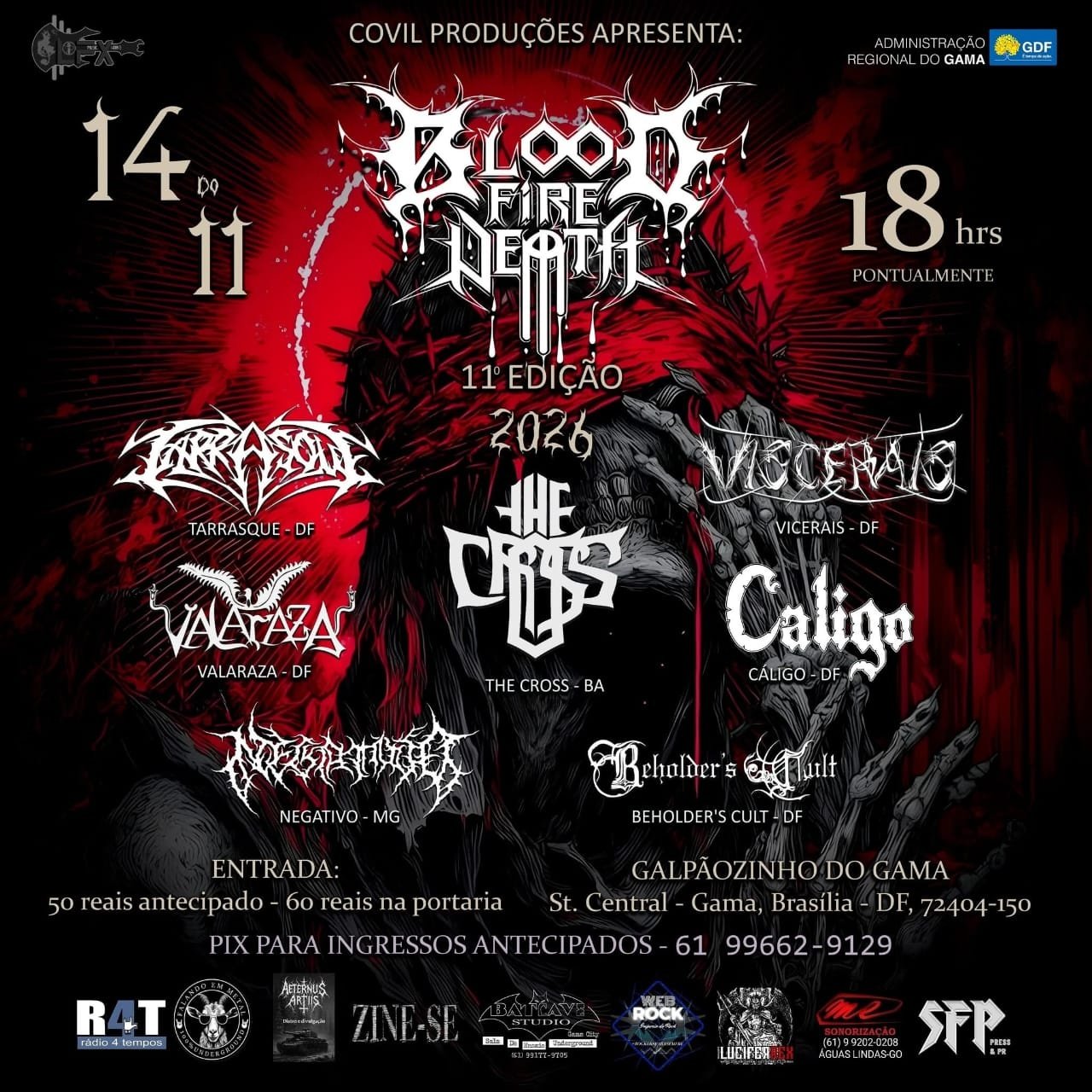Blood fire death festival 11° edição 2026