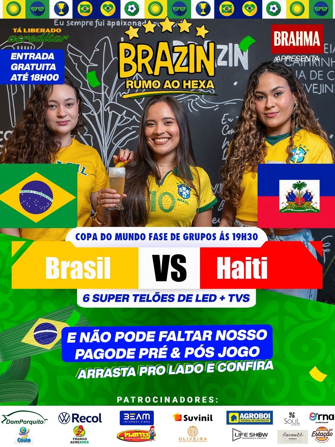 Brasil X Haiti no Brazin