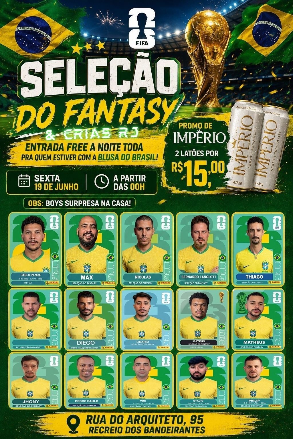 Fantasy Seleção do Brasil