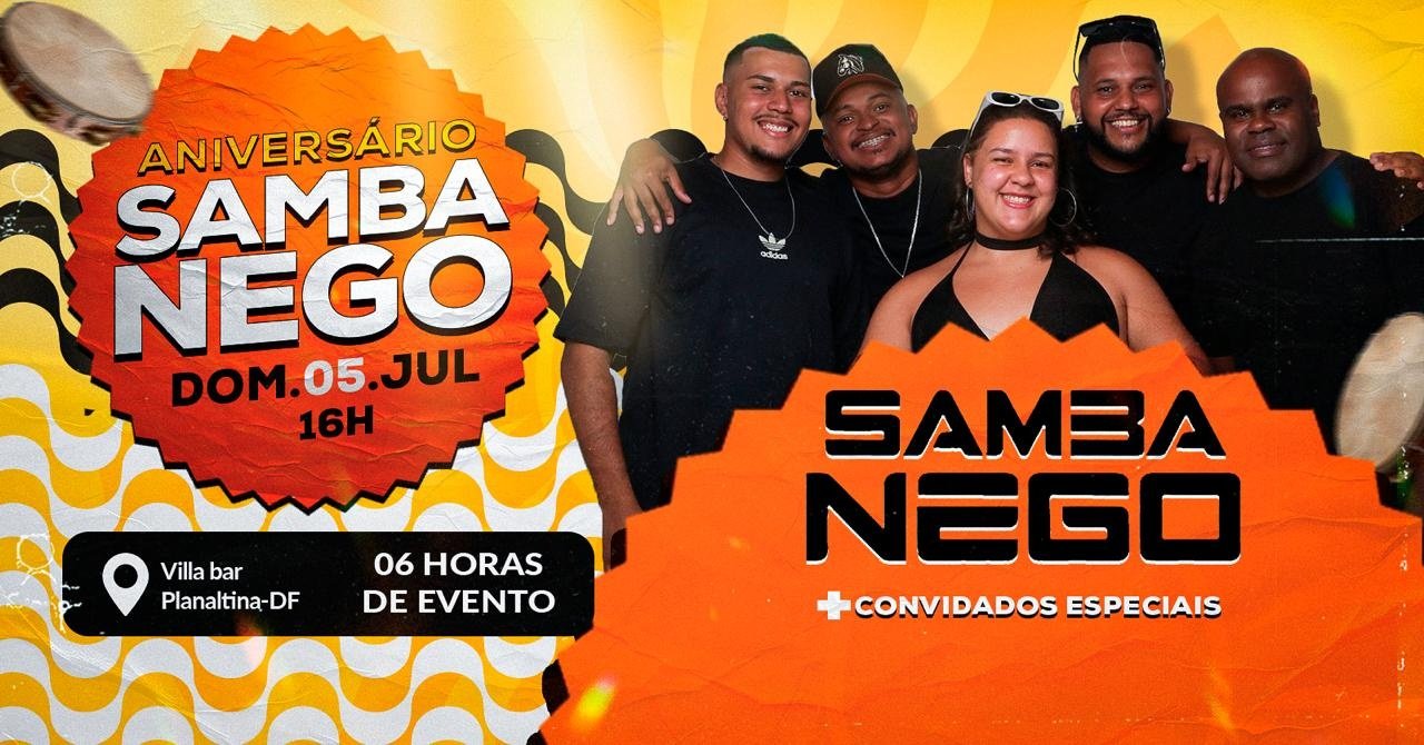 Aniversário samba nego