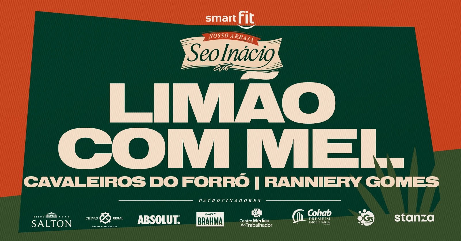 Qua.17 Seo Inácio Arraiá do Povo 2026 Budweiser Dobrada Até 21h