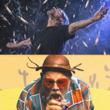 Rogério Skylab + João Gordo (brutal Brega) no Circo Voador