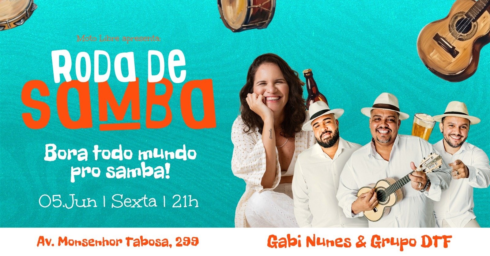 Roda de Samba ~ Gabi Nunes + Grupo DTF
