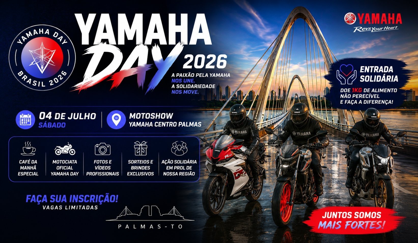 Yamaha Day 2026 Motoshow Yamaha Centro Palmas
