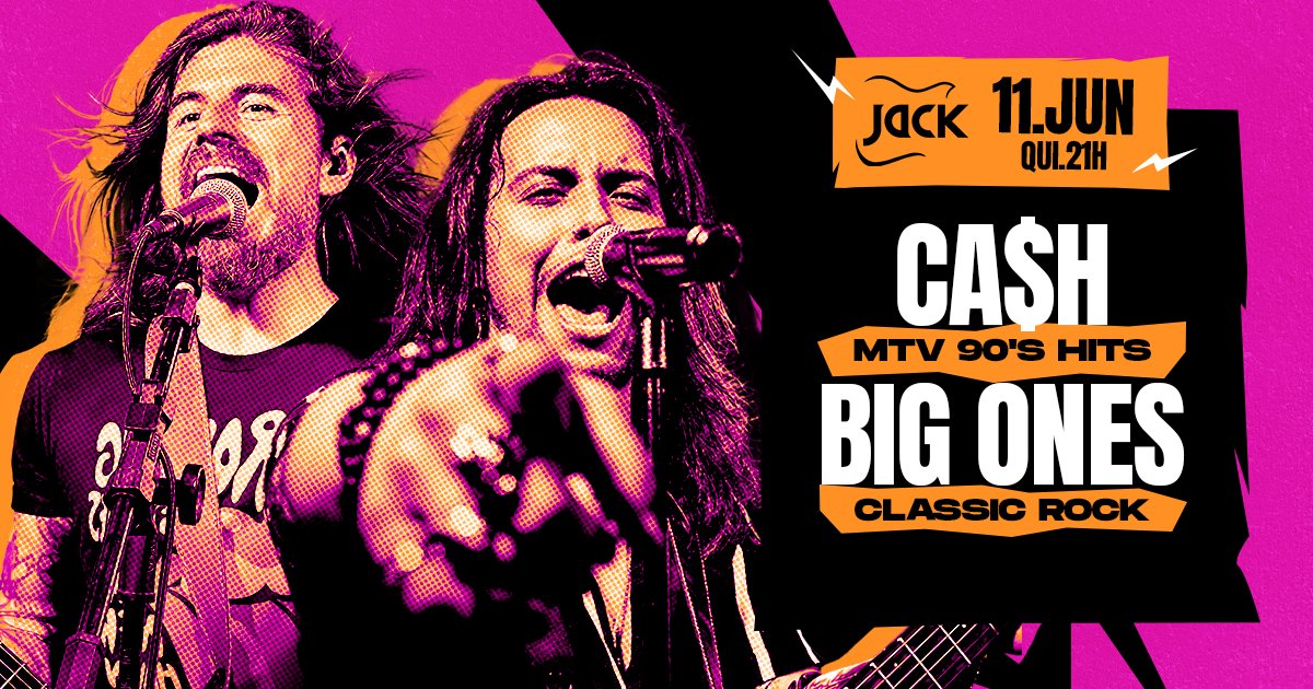 Quinta Jack! Especial Mtv 90's Hits | Ca$h (mtv 90's Hits) + Big Ones (classic Rock)