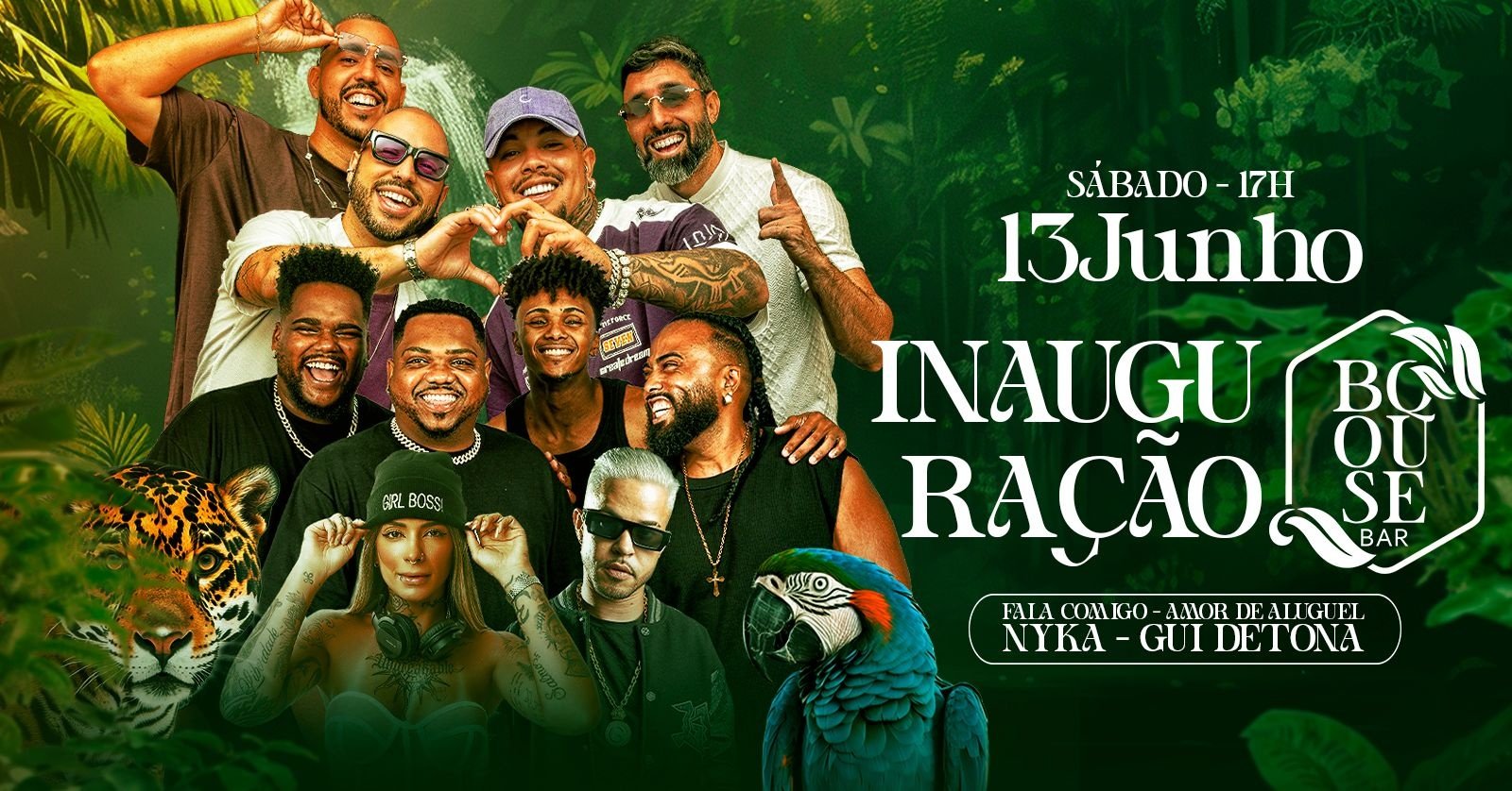 INAUGURAÇÃO DO BOSQUE BAR | Brasil x Marrocos | Bosque Bar | Sábado 13/06 17h