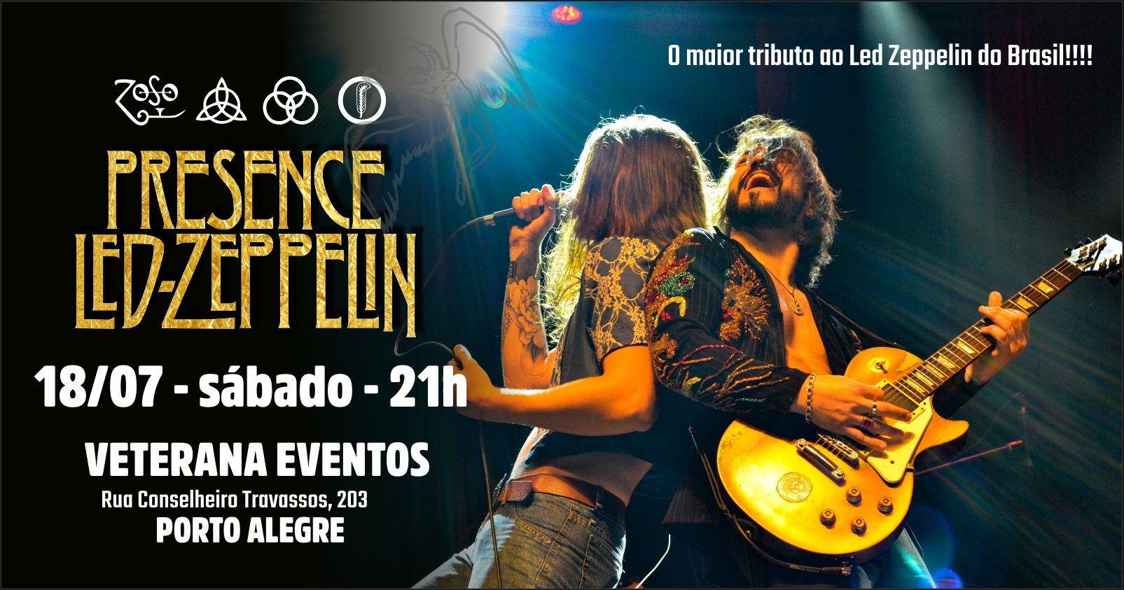 Presence Led Zeppelin em Porto Alegre!!!