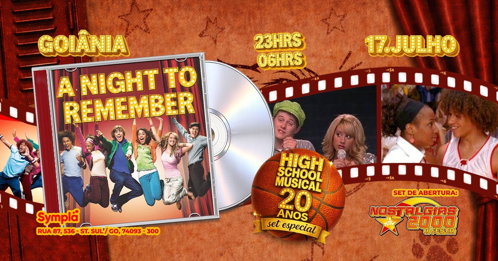 A Night To Remember especial 20 Anos HSM & Nostalgias 2000 GOIÂNIA R. 87, 536