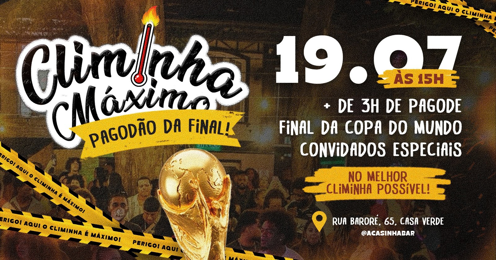 Climinha Máximo Pagodão da Final (pagode & final da copa do mundo)