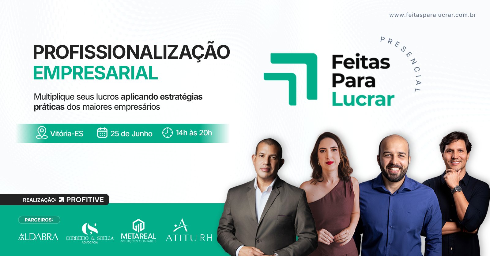 Feitas para Lucrar | Profissionalização Empresarial