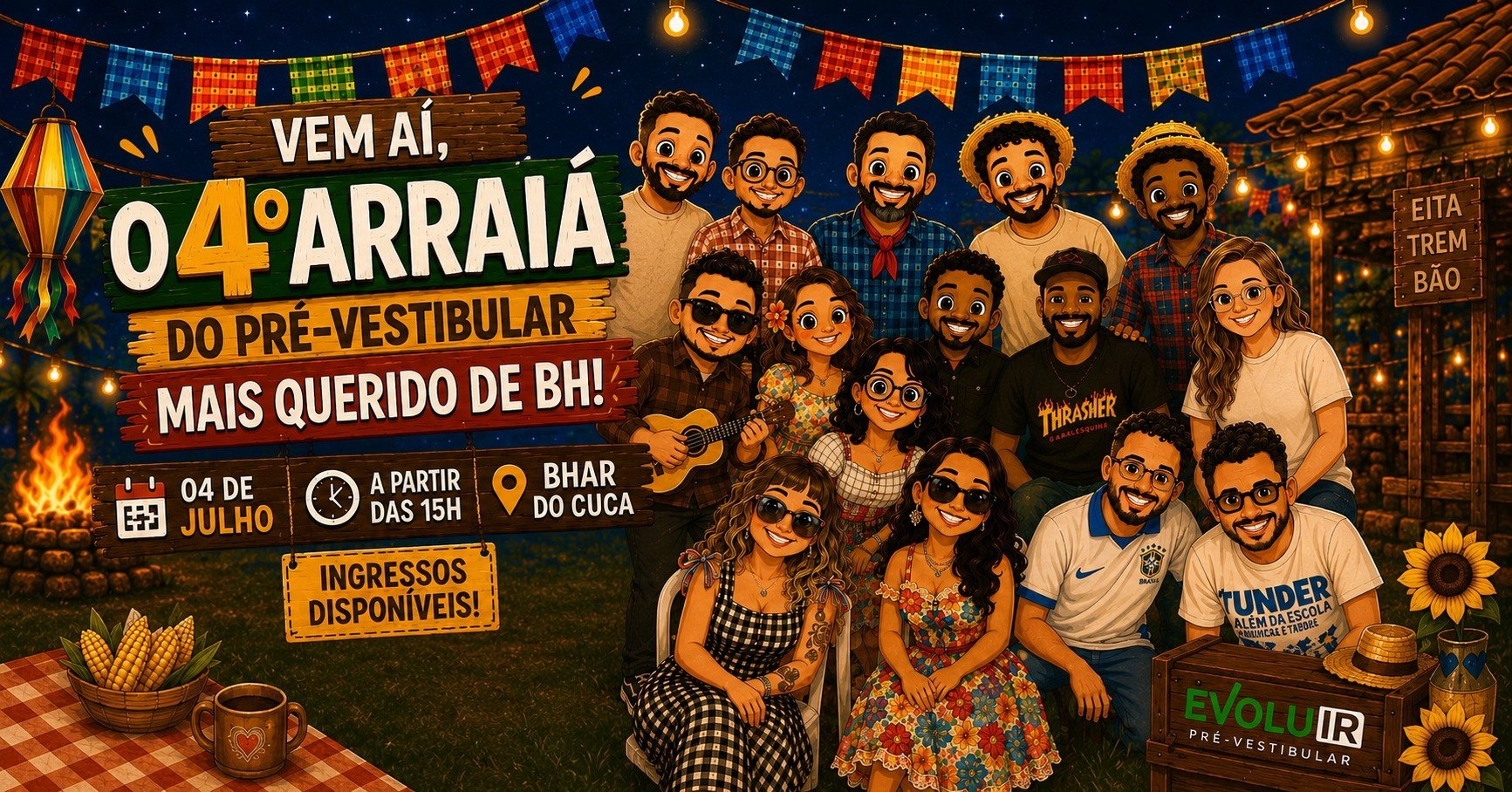 4° Arraiá do Evoluir Pré Vestibular