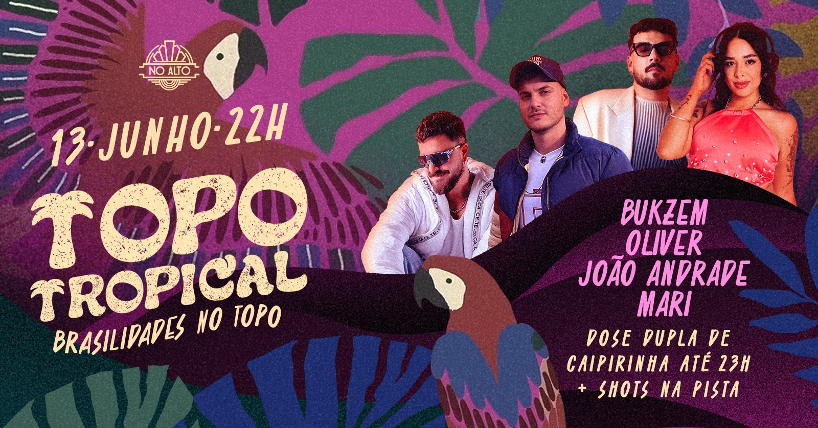 TOPO TROPICAL Brasilidades No Alto!