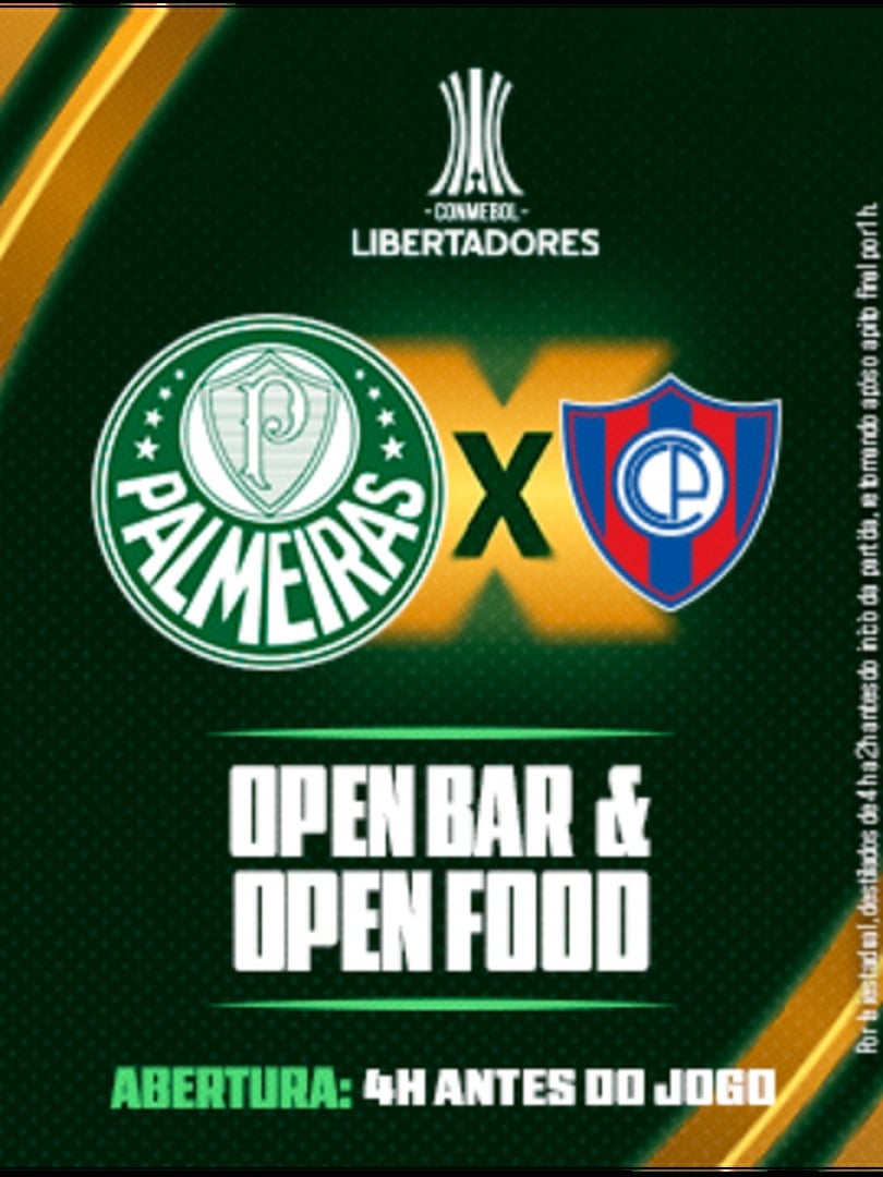 Camarote Fanzone Palmeiras x Cerro Porteño | Oitavas de final