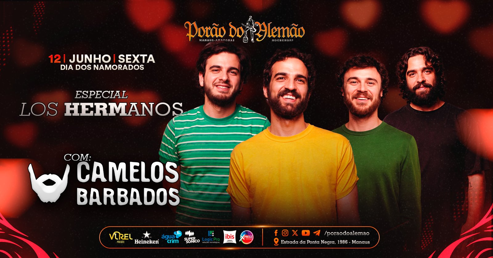 Especial Los Hermanos com a banda CAMELOS BARBADOS.